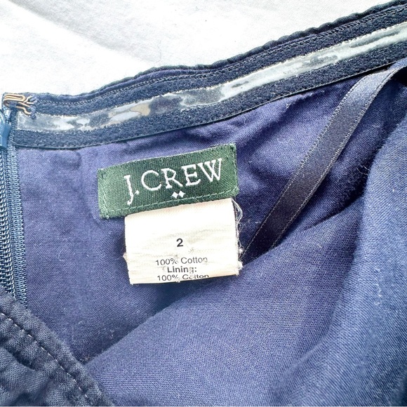 J. Crew women’s navy blue strapless dress - Picture 3 of 5